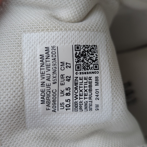 Converse Chuck Taylor All Stars Move Hi Top Floral Women's 10.5 Black Platform - Picture 6 of 9